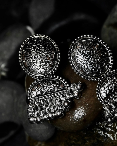 Oxidised Earrings